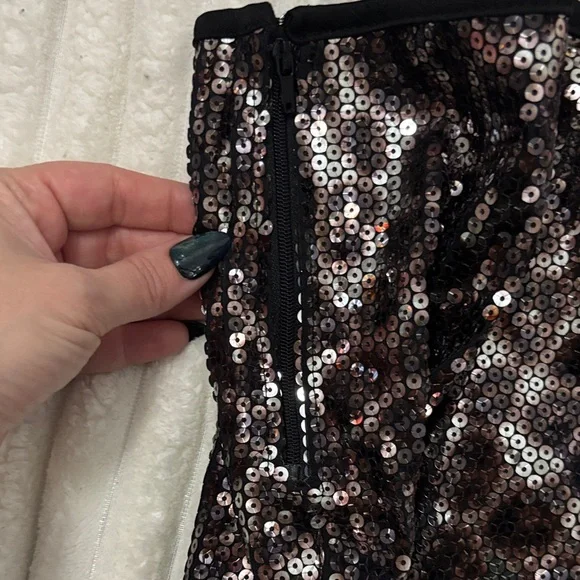 No Boundaries Sequin Animal Print Shorts Size L - Picture 6 of 6